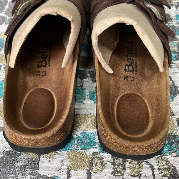 Birkenstock Betula woman’s size 7 brown sandals - Picture 3 of 7